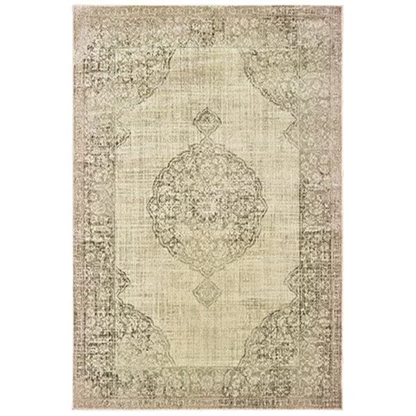 1 ft. 10 in. x 3 ft. Raleigh Rectangular Area Rug Ivory, Oriental Weavers, Mfr#: R099D5055091ST